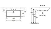 Раковина Villeroy&Boch Avento 80 41568001 Альпийский белый