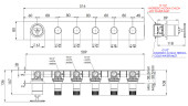 Смеситель для душа Remer Chrono CH98D5NO цвет Черный матовый