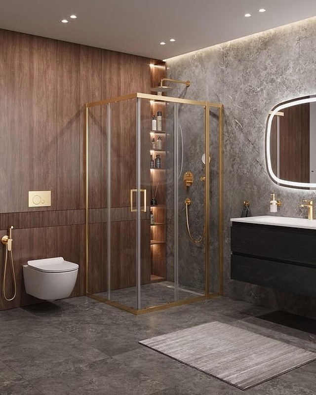 Душевой уголок Cezares Molveno 120x100 MOLVENO-AH-21-100+20-C-BORO-IV