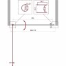 Душевая дверь BelBagno Uno 70 UNO-B-1-70-CH-Cr