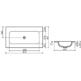Раковина Ceramicanova Grace 80 CN7012wx Белая