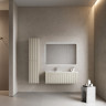 Тумба под раковину Sancos Snob R 1.0 120 L SNR1.0120LCE подвесная цвет Beige Soft