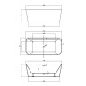 Акриловая ванна Vincea 170x80 VBT-401-1700