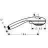 Ручной душ Hansgrohe Crometta 28562000 Хром