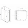 Душевой уголок Abber Sonnenstrand 120x85 AG04120S-S85