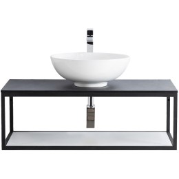Консоль под раковину Cezares Cadro 90 CADRO-90/46/30-1C-SO-MET-ST