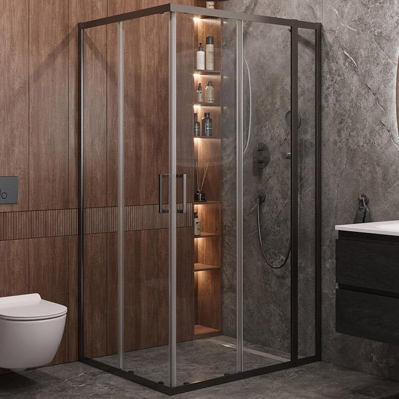 Душевой уголок Cezares Molveno 120x100 MOLVENO-AH-21-100+20-C-GM-IV