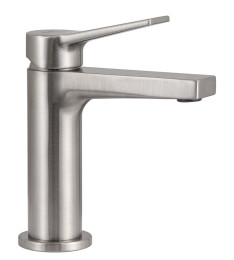 Смеситель для раковины Remer Slash Dot SL12XV цвет Сталь