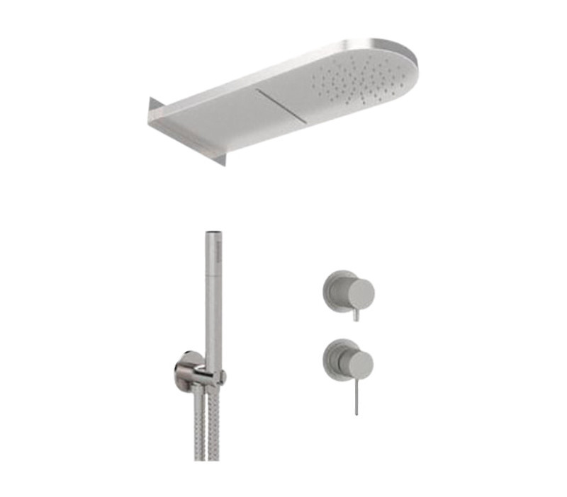 Душевая система Remer X Style Inox SSX93PS02MMCA цвет Нержавеющая сталь