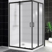 Душевой уголок BelBagno Uno 120х90 UNO-195-AH-2-120/90-P-NERO