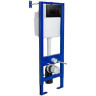 Комплект унитаза Ceramicanova Vogue CN4008T с инсталляцией Berges Atom 410 040332 с сиденьем Микролифт и Черной матовой клавишей смыва