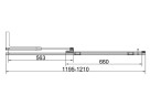 Душевая дверь Vincea Волк-Ин (Walk-In) 120 L VDS-4WSL120CLGM-L