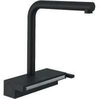 Смеситель для кухни Hansgrohe Aquno Select M81 2jet sBox 73830670 черный матовый