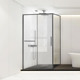 Душевой уголок Vincea Slim Soft 150x80 VSR-1SS8015CLGM