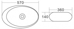 Раковина-чаша BelBagno 57 BB1396