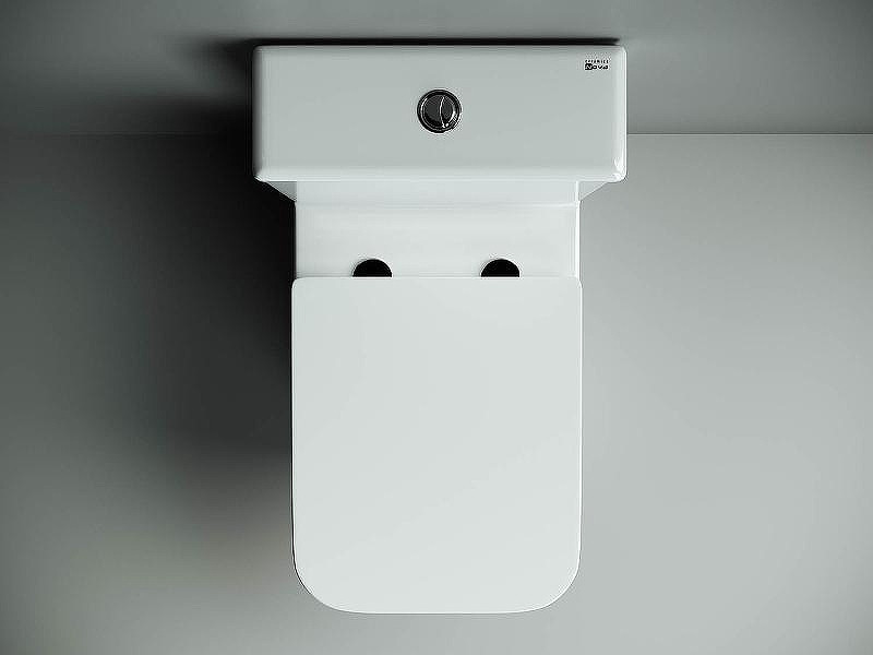 Унитаз-компакт Ceramicanova Cubic CN1803 с бачком и сиденьем Микролифт