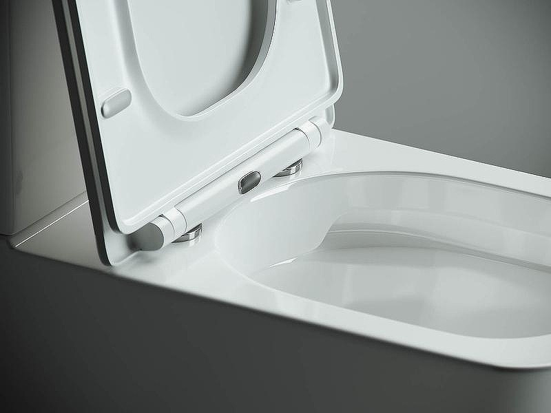 Унитаз-компакт Ceramicanova Cubic CN1803 с бачком и сиденьем Микролифт