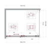 Душевой уголок BelBagno Soft Close-2 110x90 SOFT_CLOSE-2-AH-1-110/90-C-Cr