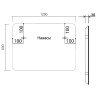 Зеркало Vincea 120 VLM-3VC120B с подсветкой