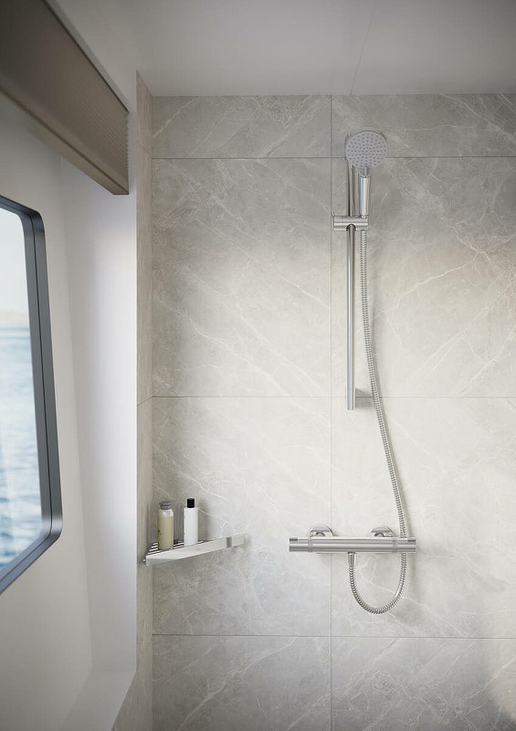 Смеситель для душа Hansgrohe Ecostat Comfort 13116000 с термостатом Хром