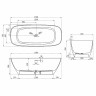 Ванна из искусственного камня Vincea 170x75 VBT-6S02MW