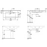Раковина Villeroy&Boch Subway 3.0 100 4A70A501 Альпийский белый