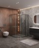 Душевой уголок Cezares Molveno 110x110 MOLVENO-R-11-90+20-C-GM-IV