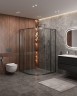 Душевой уголок Cezares Molveno 110x110 MOLVENO-R-11-90+20-C-GM-IV