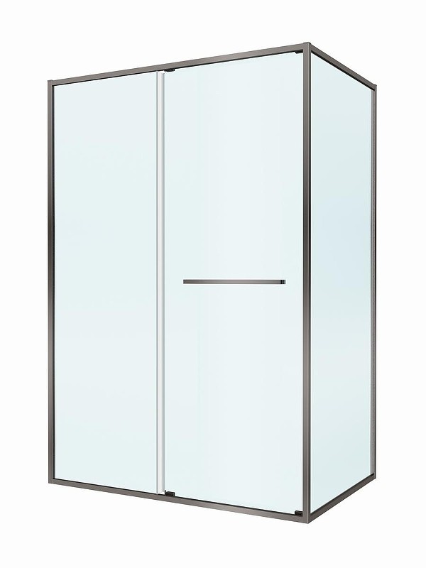 Душевой уголок Cezares Lux 130x80 LUX-AH-FS-11-130/80-C-GM