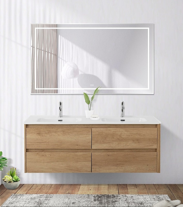 Зеркало BelBagno Kraft 140 SPC-KRAFT-1400-800-LED-TCH-WARM с подсветкой