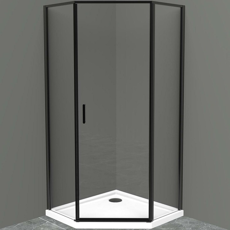 Душевой уголок BelBagno Uno 90х90 UNO-195-P-1-90-C-NERO