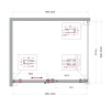 Душевой уголок BelBagno Soft Close-2 120x100 SOFT_CLOSE-2-AH-1-120/100-C-Cr