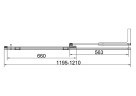 Душевая дверь Vincea Волк-Ин (Walk-In) 120 R VDS-4WSL120CLG-R