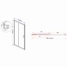 Душевая дверь Vincea Garda 150 VDS-1G150CLB
