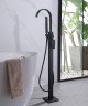 Смеситель для ванны Abber Wasserfall AF8615B черный матовый