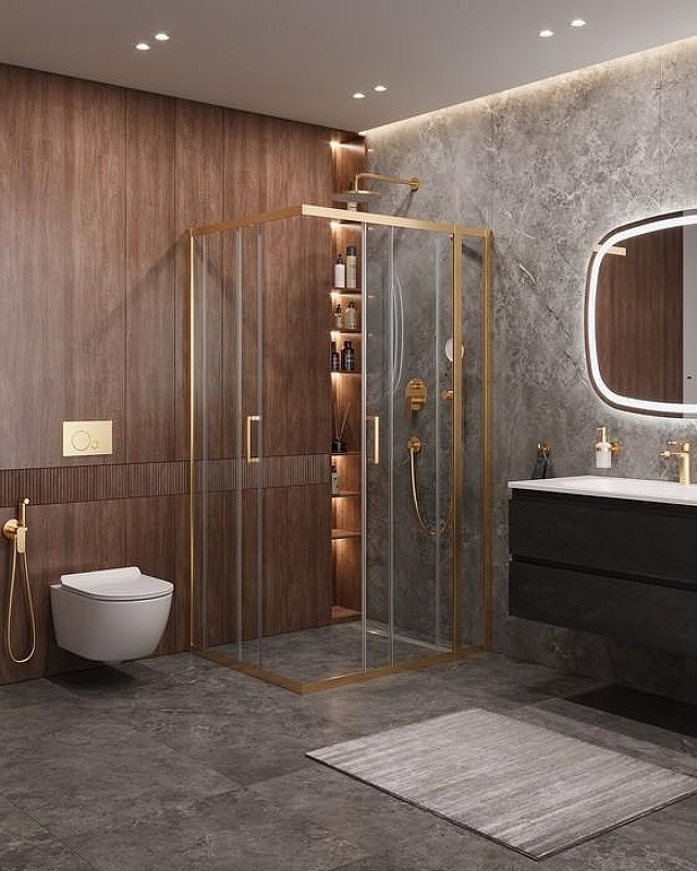 Душевой уголок Cezares Molveno 110x90 MOLVENO-AH-21-90+20-C-BORO-IV