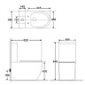 Унитаз-компакт BelBagno Amanda BB051CPR/BB051SC