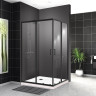 Душевой уголок BelBagno Uno 120х90 UNO-195-AH-2-120/90-C-NERO