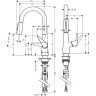 Смеситель для кухни Hansgrohe Talis S 72815800