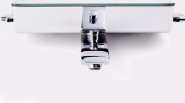 Смеситель для ванны Hansgrohe Ecostat Select 13141400 с термостатом Хром Белый