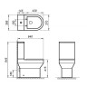 Унитаз-компакт BelBagno Norma BB339CPR/BB2111SC