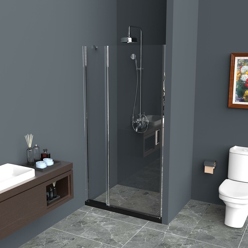 Душевая дверь BelBagno Uno 90 UNO-B-12-30+60-C-Cr