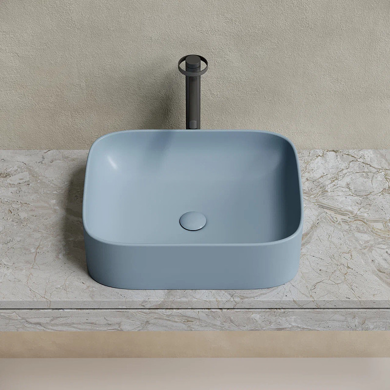 Раковина-чаша Ceramicanova Element 51 CN6052MHL Серо-голубая матовая