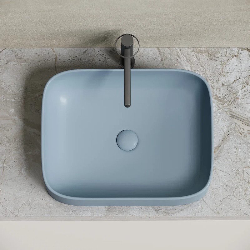 Раковина-чаша Ceramicanova Element 51 CN6052MHL Серо-голубая матовая
