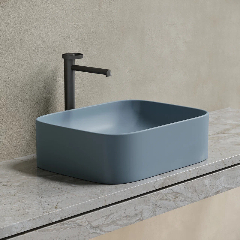 Раковина-чаша Ceramicanova Element 51 CN6052MHL Серо-голубая матовая