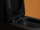 Унитаз-компакт Ceramicanova Metropol CN4001TMB Черный матовый с бачком и сиденьем Микролифт