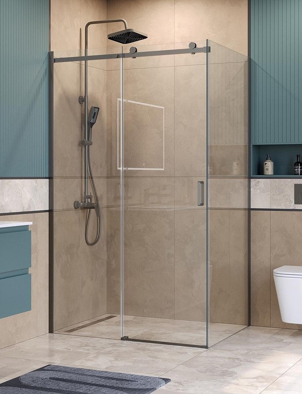 Душевой уголок BelBagno Soft Close-2 120x80 SOFT_CLOSE-2-AH-1-120/80-C-GM