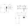 Смеситель для раковины Vincea Rim VBFW-2RM1MB