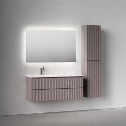 Тумба под раковину Sancos Snob R 119,5 SNR120LSM подвесная цвет Doha Soft