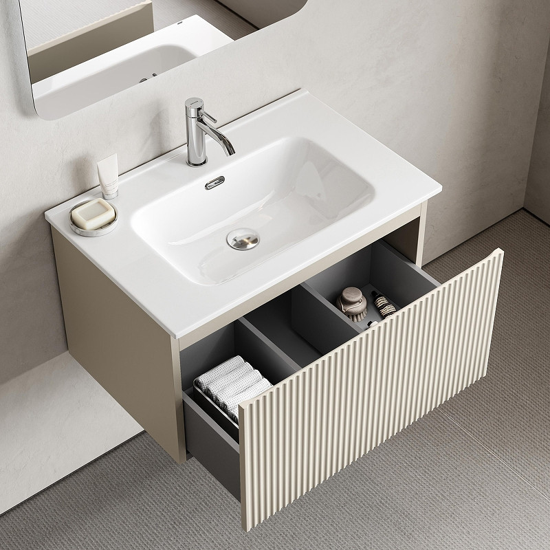 Тумба под раковину Sancos Snob R 1.0 70 SNR1.070CE подвесная цвет Beige Soft